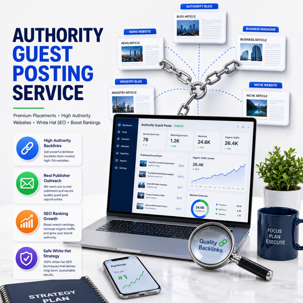 Professional Authority Guest Posting Service to Build Brand Authority